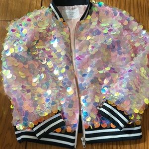 Rockets of awesome size 8 sequin jacket
